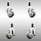 Service Caster 3 Inch 316SS Thermoplastic Rubber Swivel 1-1/8 Inch Stem Caster Brake SCC, 2PK SCC-SS316EX20S314-TPRB-2-TLB-2-118 - alternate 1